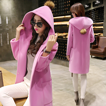 韩版冬装高端双面羊绒大衣女2015新大码呢子外套中长款修身加厚潮