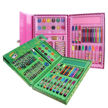 儿童文具套装绘画玩具小学美术工具女孩蜡笔组合水彩笔幼儿园礼物