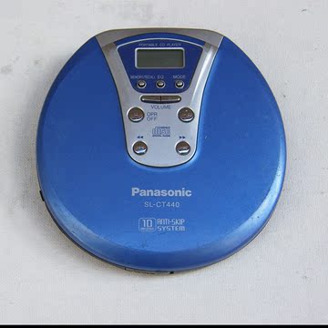 Panasonic/松下SL-CT440随身听CD机裸机橙色不错功能正常