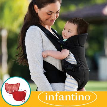 Infantino新生婴儿背带双肩背袋带个月育儿背袋老式背带 小儿背带