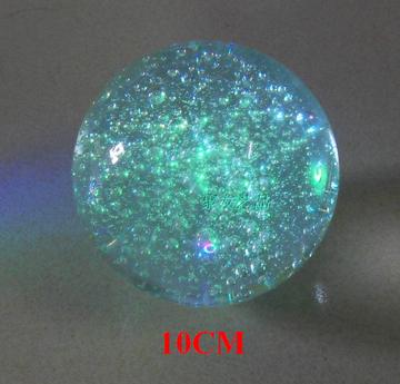 风水气泡球流水树脂专用水晶球喷泉泵5 6 8CM10CM12CM玻璃球摆件