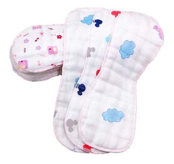 加厚新款婴幼儿纯棉免折叠纱布尿布吸水透气易洗快干新生儿尿片子