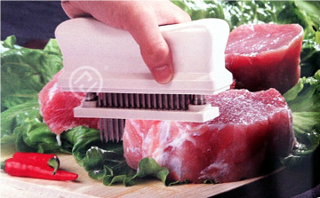 双剑厨房用品小型塑料手工切肉器 碎肉宝绞肉机断筋刀牛排针