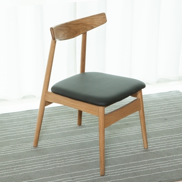 北欧餐厅实木餐桌椅/休闲椅/ 现代简约全橡木椅子 宜家布艺电脑椅