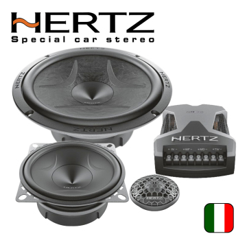 HERTZ赫兹汽车音响喇叭6.5寸套装喇叭高音仔发烧级音响改装扬声器