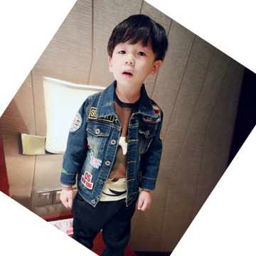 2015新款韩版男童秋季儿童牛仔衣宝宝牛仔外套小童长袖外套1-4岁