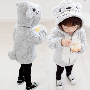 韩版童装2015新款女童冬装儿童宝宝外套女加厚加绒保暖0-1-2-3岁