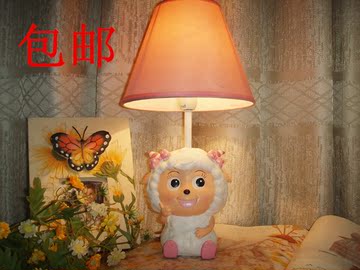 2014款喜羊羊可爱卡通动物羊台灯床头灯卧室灯可调光台灯儿童礼物