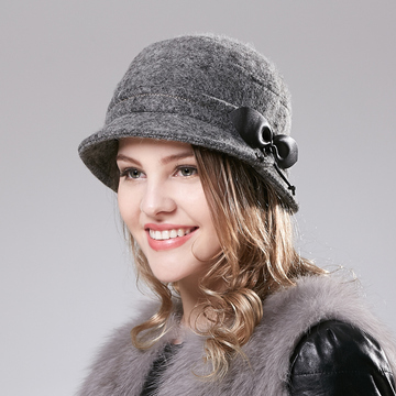 帽子冬天女时尚小盆帽保暖可爱甜美逛街必备韩版潮帽气质上新包邮