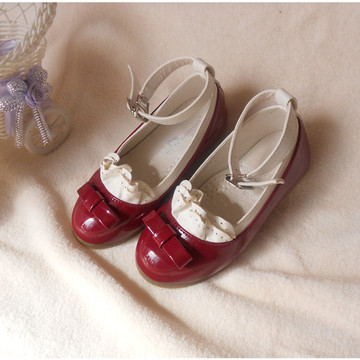 新款特价 韩版女童公主鞋  春秋女童皮鞋PU 25-30码女童瓢鞋 单鞋