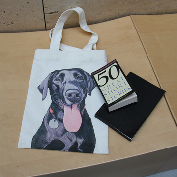 包邮NEWKEY原创设计狗系列帆布包袋文艺潮包单肩手提女包购物袋