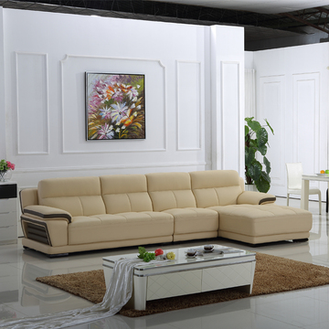 进口头层牛皮沙发 小户型真皮皮艺沙发 软体沙发客厅组合转角沙发