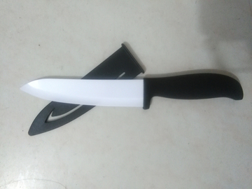 6寸稀土陶瓷刀 带刀鞘瓜果菜刀 抗菌 加厚陶瓷刀