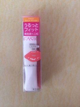 日本代购 KOSE FASIO 唇膏口红 OR 230加州蜜橙 滋润显色遮盖唇纹