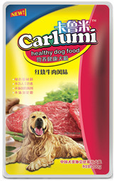 卡鲁米香烤牛肉味鲜封包100g狗湿粮通用泰迪犬粮宠物零食