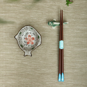 西子千束特色家用实木筷子 原铁木制十二星座创意尖头筷子单双装