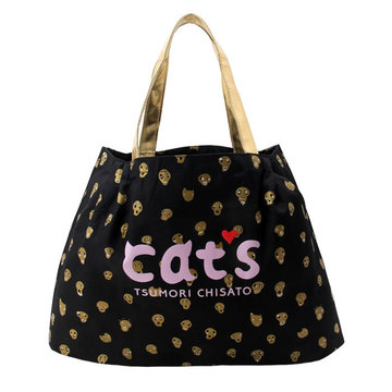 2015日杂附录款 月销上万 骷髅头cat*s 单肩包手拎包 手提购物袋