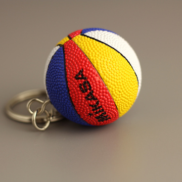 仿真篮球钥匙扣运动纪念品挂件体育精品公司奥体活动小礼品