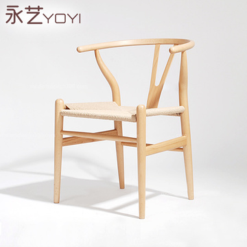 Y chair 叉骨椅 实木餐椅 创意简约Y字椅北欧设计师酒店餐厅家具