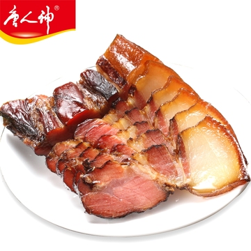 唐人神湘西风味熏肉500g 湖南烟熏腊肉咸肉 湘西特产腊味