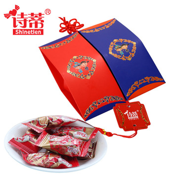 诗蒂爆款 中国风半价包邮牛奶巧克力整箱78盒创意结婚特价喜糖