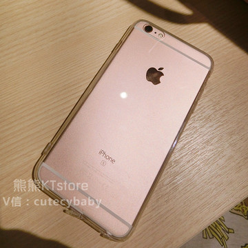 iPhone6/6S 透明手机壳4.7苹果6s plus透明软壳 带防尘塞
