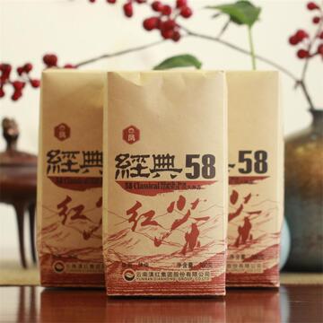 云南滇红集团 凤牌 经典58 特级红茶叶 380克 2015年正品买二包邮