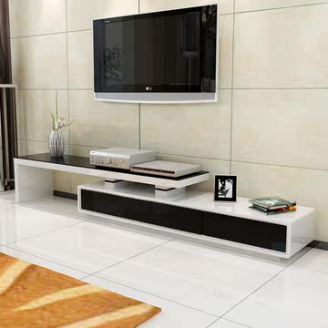 客厅家具 现代简约烤漆电视柜 钢化玻璃电视柜组合 地柜墙柜