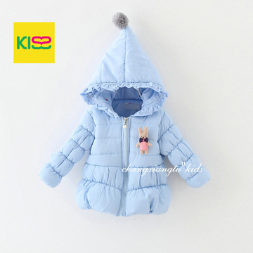 童装女童冬装2015新款宝宝外套0-1-2-3-4岁儿童棉衣棉袄加厚棉服