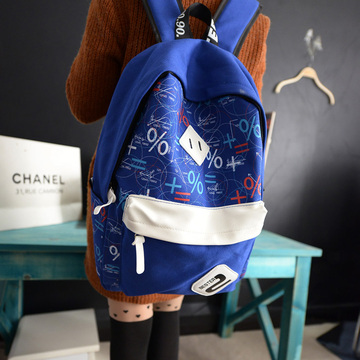 双肩包 女士包包中小学生大书包背包 韩版帆布包 2016新款旅行包