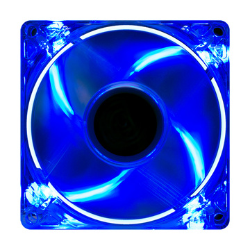 林技机箱风扇 8cm静音散热风扇蓝光彩光LED风扇 台式机电脑风扇