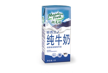 新西兰原装进口 纽麦福全脂纯牛奶 1L*6盒 无添加 富含β胡萝卜素