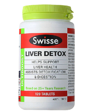 澳洲 swisse Liver Detox 奶蓟草肝脏排毒片 护肝片120粒