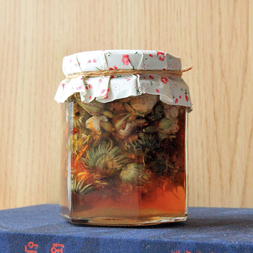 一颗柠檬茶 纯手工制作 法兰西玫瑰金盏菊玫瑰蜜茶 养颜花茶180ml