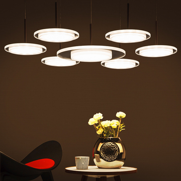 新特丽 呢喃餐厅灯吊灯现代简约led饭厅吧台创意个性北欧吊灯灯具