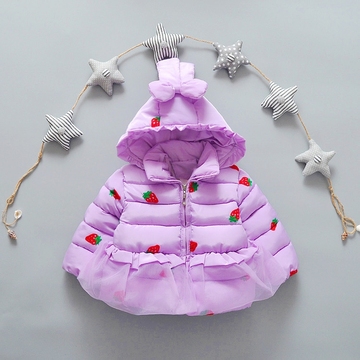 2015新款儿童羽绒服女童短款小童宝宝加厚童装冬季棉衣棉服外套潮