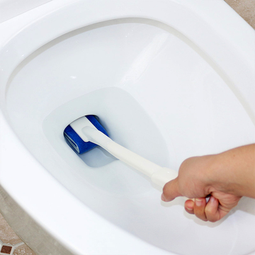 日本LEC 卫生间马桶刷子 厕所刷洗马桶清洁刷 带研磨剂去污不伤瓷
