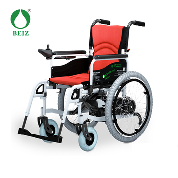 BEIZ贝珍bz-6101电动轮椅残疾人老人四轮代步车轻便折叠可加坐便