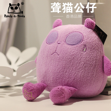 香港聋猫公仔 玩偶抱枕布娃娃 可爱毛绒玩具龙猫 生日礼物送女友