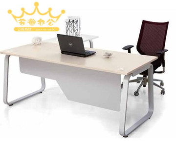 昆明办公家具职员电脑办公桌主管桌简约现代组合钢架办公桌椅员工