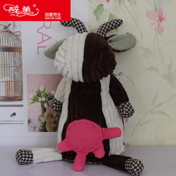 ZIMI创意玩偶情侣礼物儿童玩具娃娃公仔可爱卡通牛牛生日礼品包邮