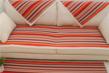 传统棉线编织四季全棉沙发垫田园夏季沙发垫 简约时尚热卖