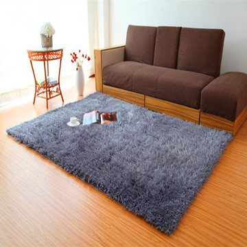 颖通地毯客厅现代时尚茶几地毯卧室床边长毛亮丝地毯垫定制飘窗毯
