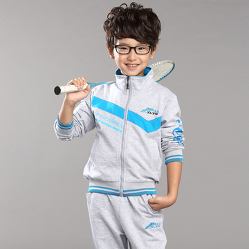 2015春秋新款韩版运动儿童外套时尚卫衣外套中大男童休闲外套包邮