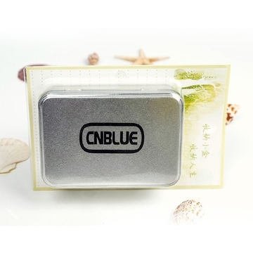 cnblue 收纳盒铁盒子金属翻盖铁盒文具盒应援盒子时尚创意 XTH006