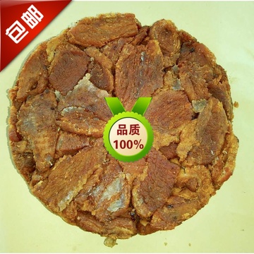 包邮400g青岛特产五花肉脂渣瘦肉压缩肉现做好吃新鲜零食猪肉干