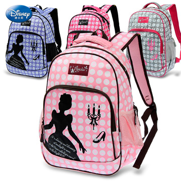 迪士尼初中书包休闲背包3-9年级双肩书包女中小学生儿童护脊书包