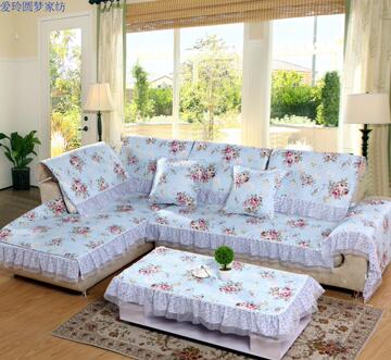 沙发垫布艺韩式田园四季夏防滑沙发巾欧式蕾丝沙发套罩飘窗垫包邮