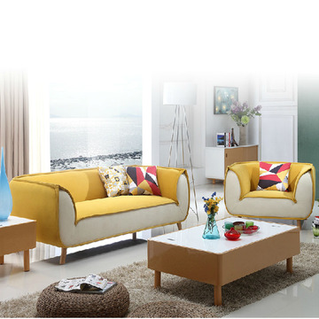 简约现代布艺沙发宜家小户型组合沙发 客厅沙发 单双三人位沙发