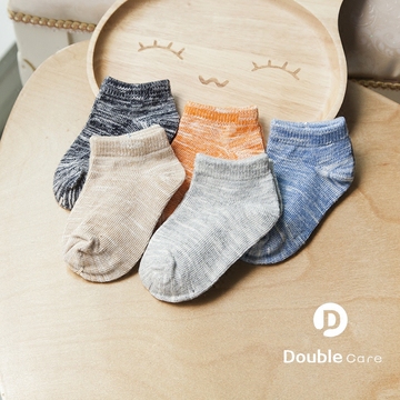 5双装春秋纯棉宝宝袜子1-3岁儿童袜子婴幼儿棉线民族风船袜